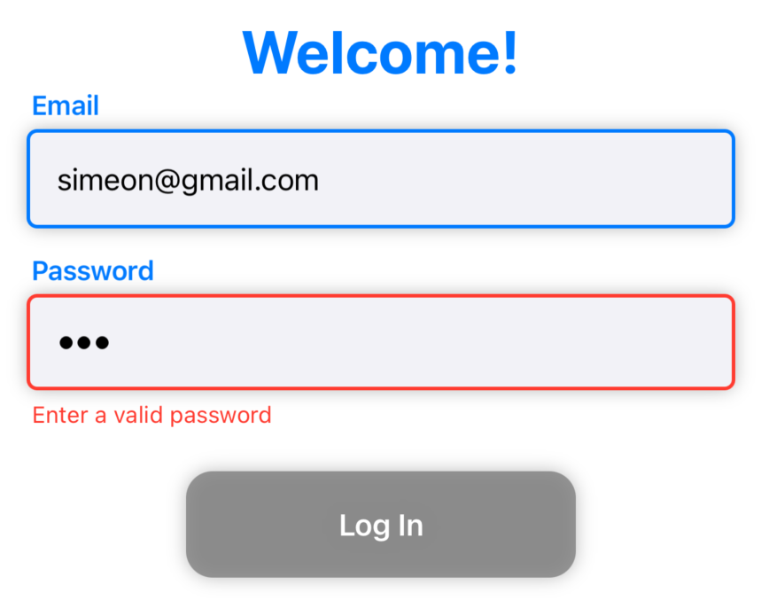 Part 2 Swift UI custom Text Field with floating label animation and a