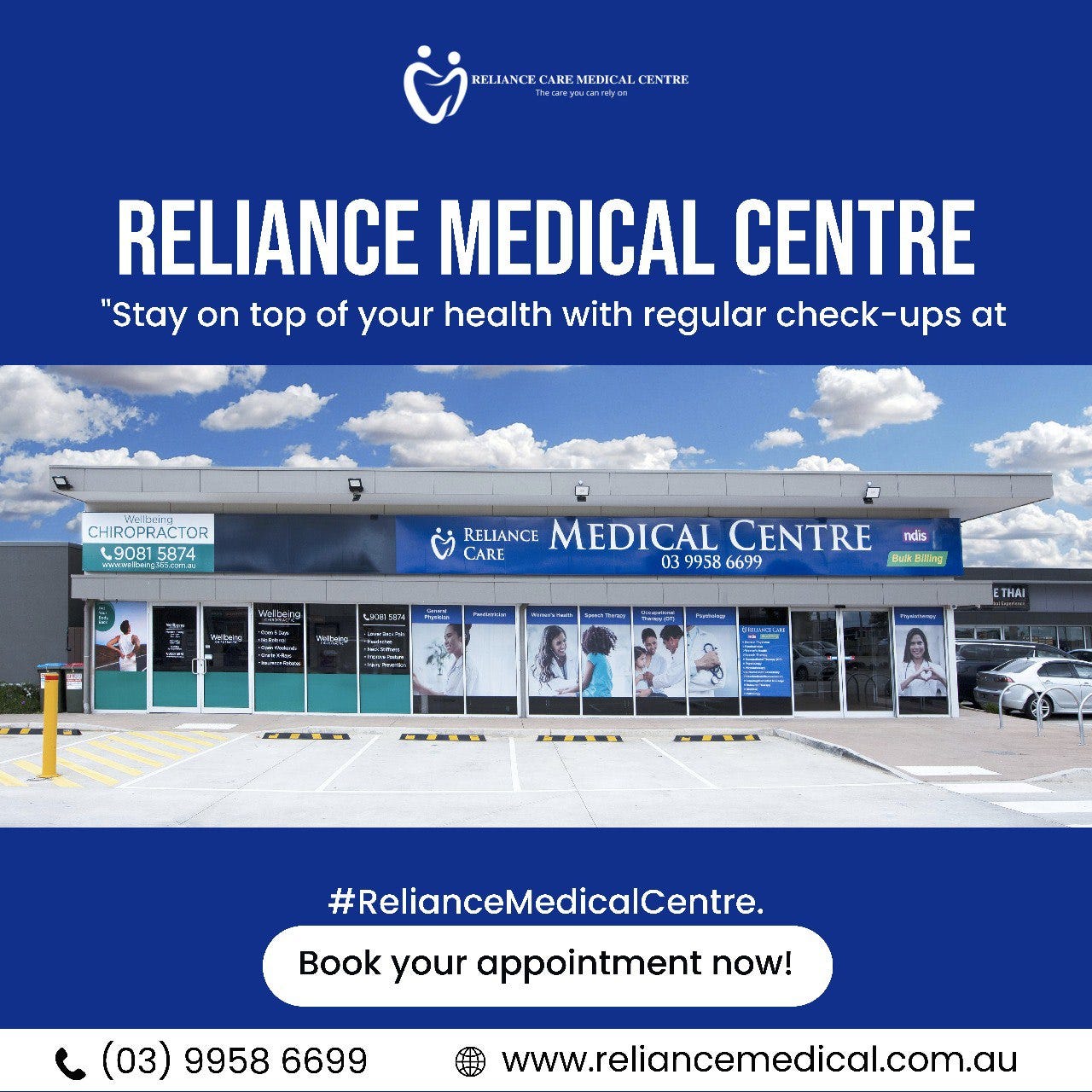 Best Medical Centre In Truganina. Reliance Medical Centre provides the