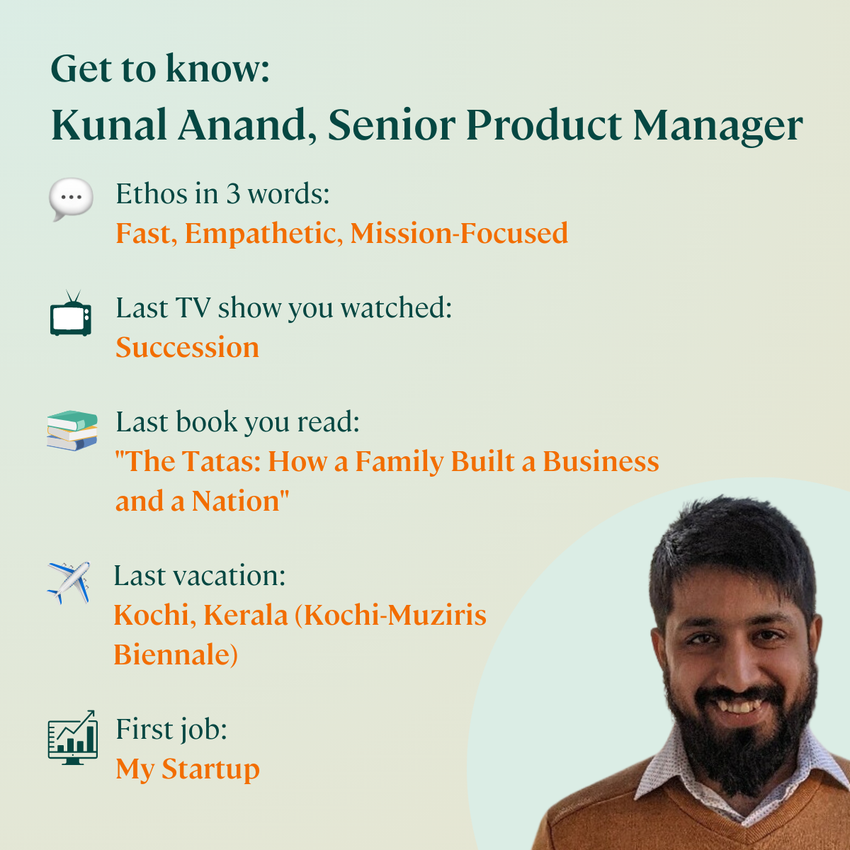 Ethos Employee Spotlight: Kunal Anand