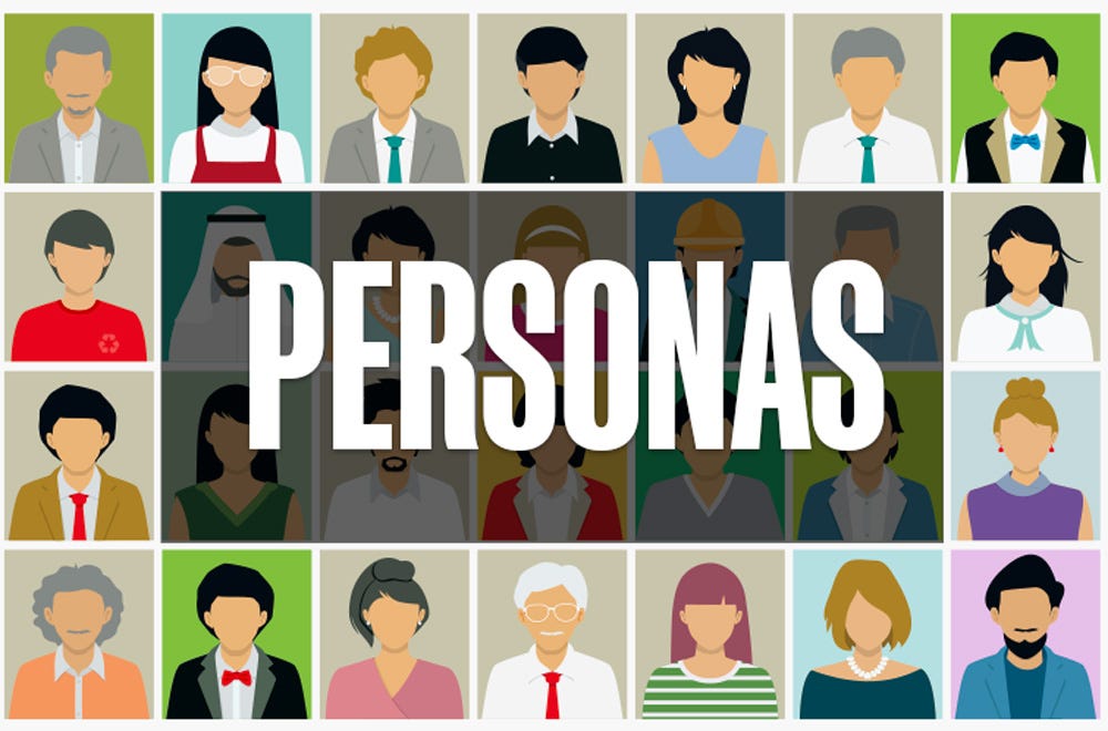 Personas for customer segmentation