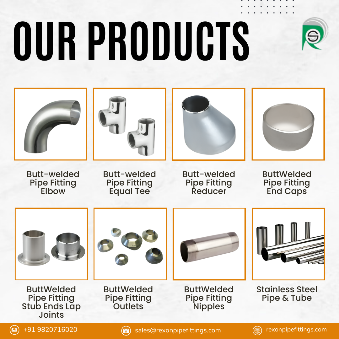 Supplier of Buttweld Fittings in Qatar by Rexon Stainless Steel Feb
