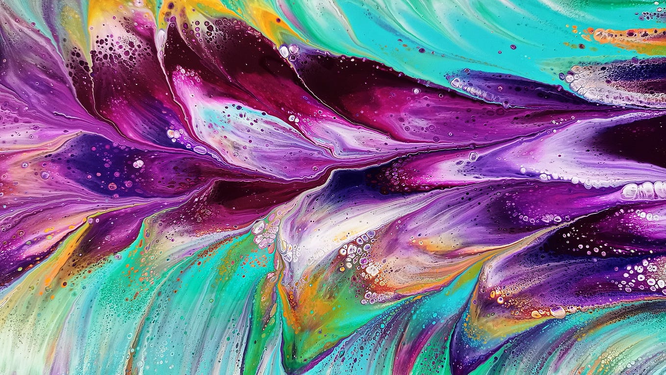 Acrylic Pouring for Beginners : Floetrol and Silicone Oil