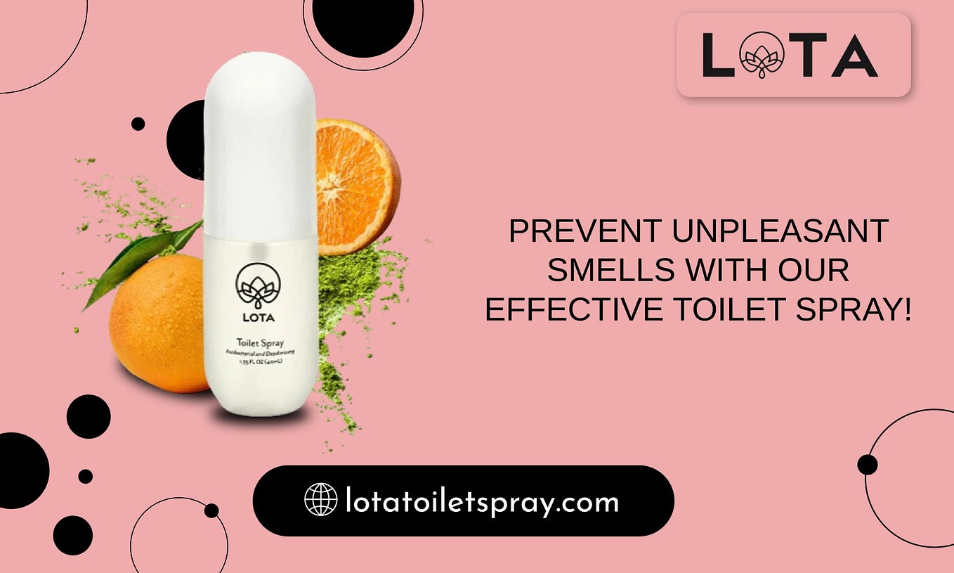 Get the Perfect Toilet Deodorizer Today! Lota Toilet Spray Medium