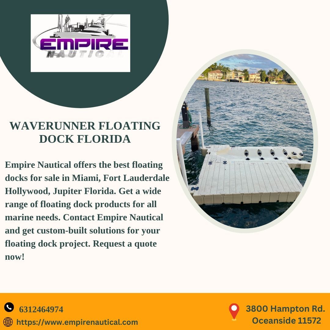 Floating Dock Florida EmpireNauticalFL Medium
