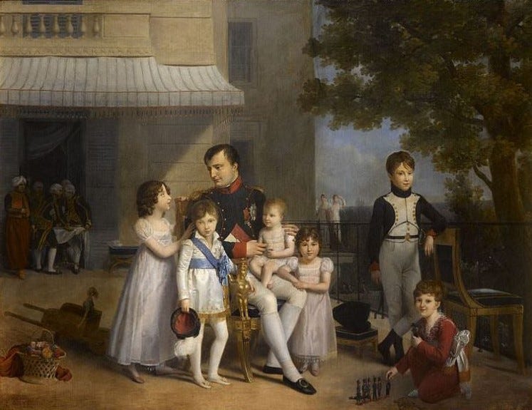 Napoleon with his nieces and nephews