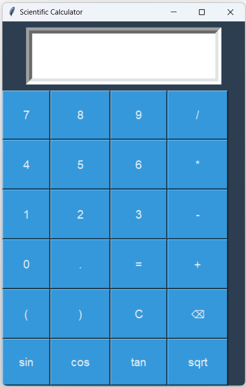 Simple Calculator using Tkinter. Tkinter serves as a Python library for ...