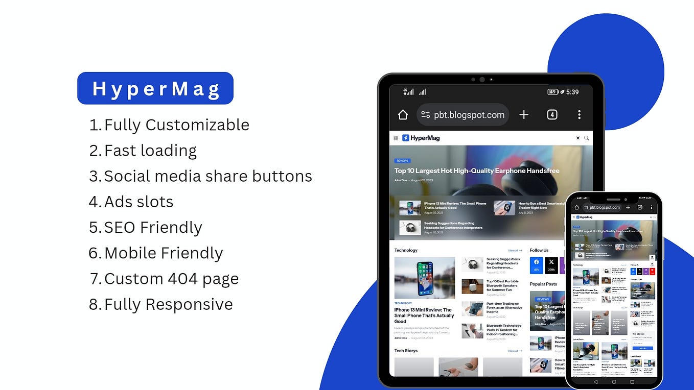 Sadiyah Landing Page Responsive Blogger Template. by Blogger Template