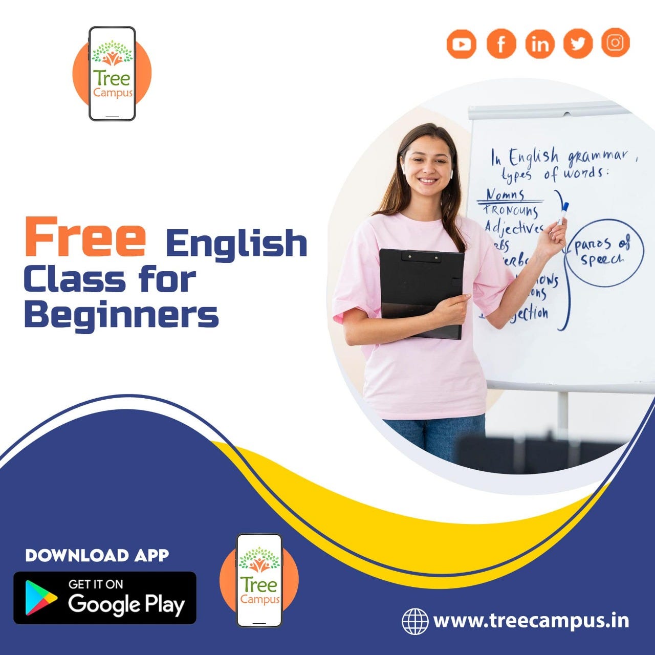 Spoken English Classes free course - TREE CAMPUS - Medium