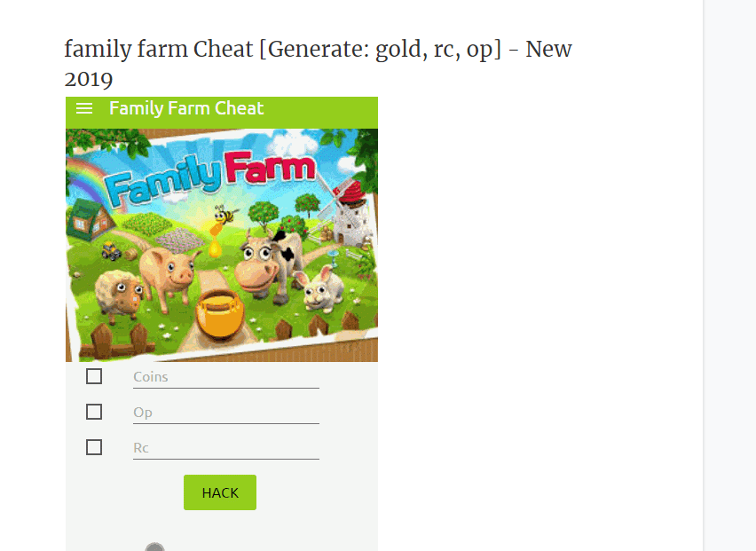 supergamesplays show you family farm hack by Labilize Medium
