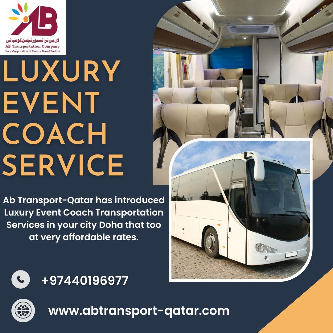 Book a Premium Bus and Car for a Luxurious Ride Experience in Qatar ...