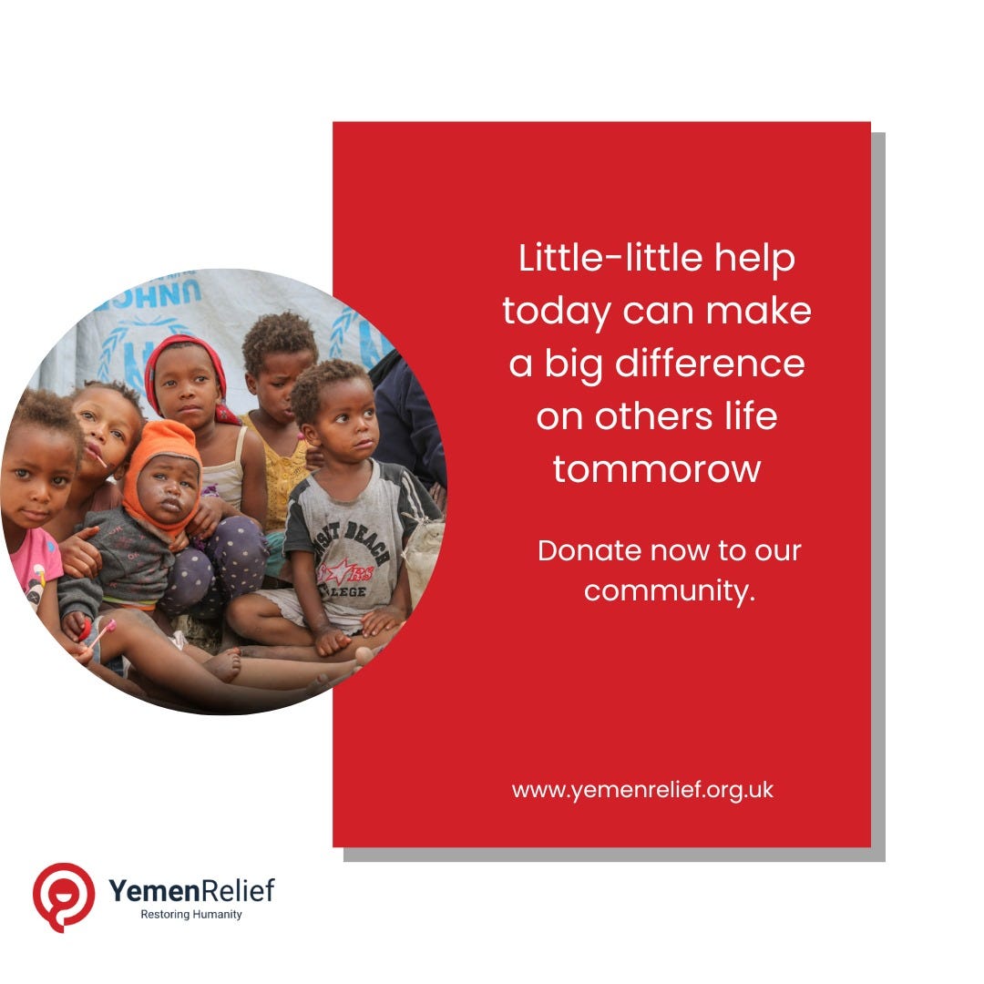 Providing Hope through Yemen Relief Charities by Yemen Relief Apr