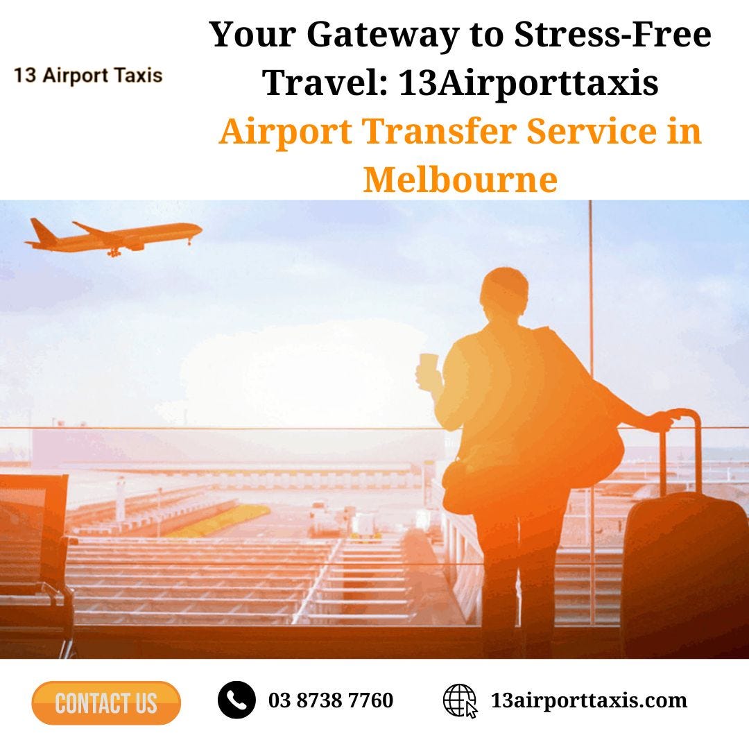 Airport Taxi Service Melbourne 13 Airport Taxis Medium