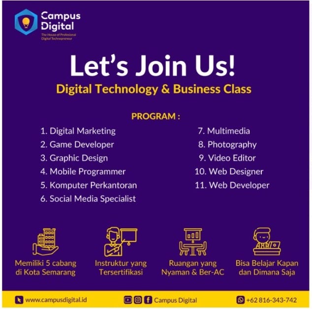 Belajar Design Grafis di Kendal Campus Digital 0816343742 by