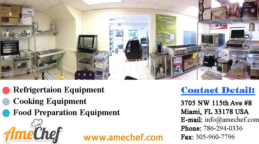 Restaurant Equipment and Supply Store in Miami, FL by Amechef