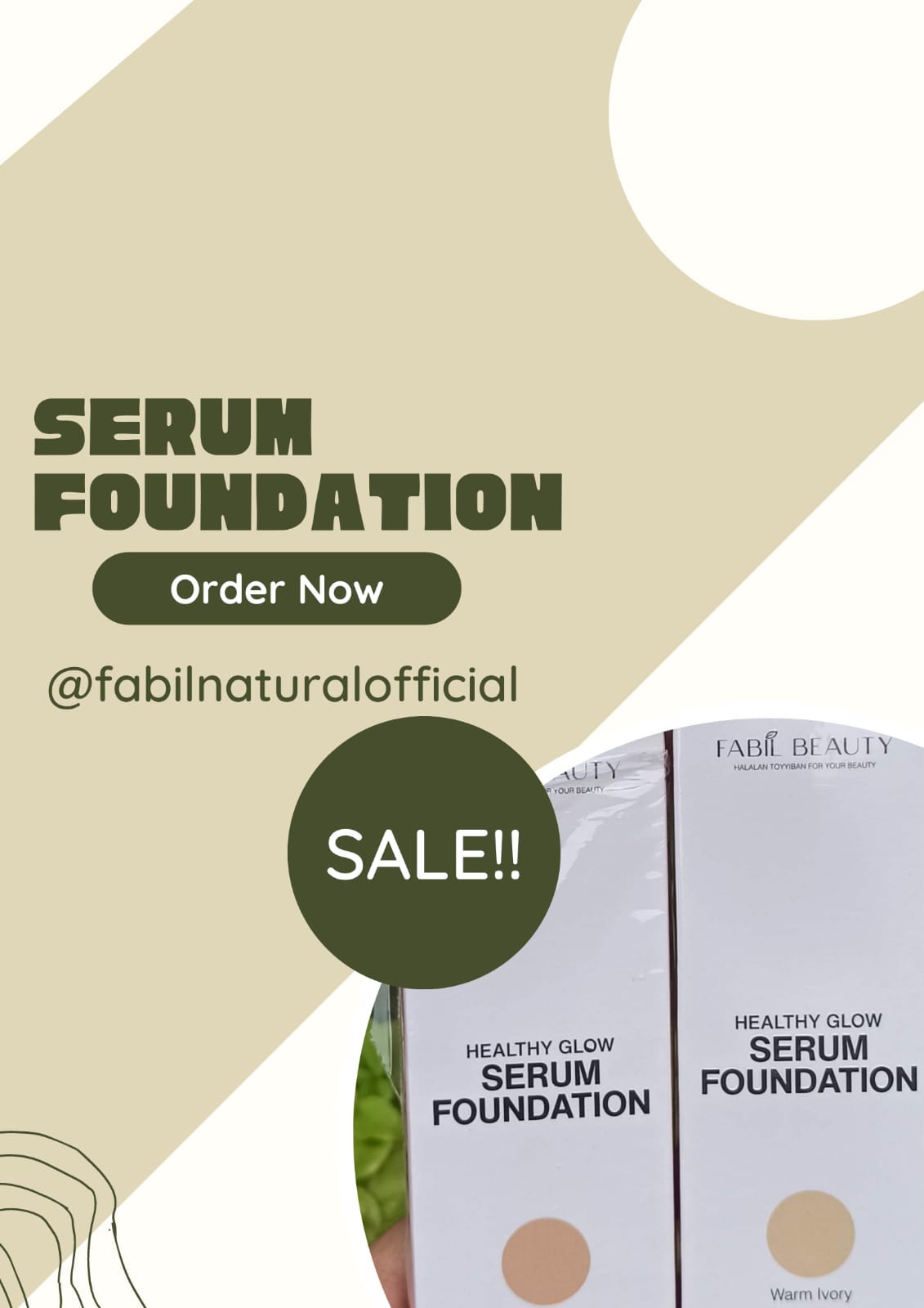 Cream Foundation Lokal Terbaik 082223330052 by serum Foundation