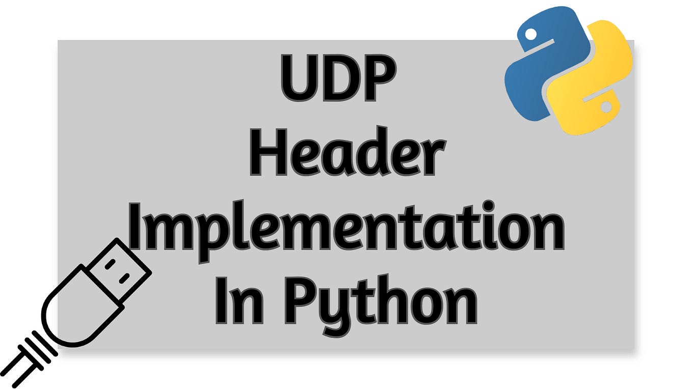 UDP protocol with a header implementation in python