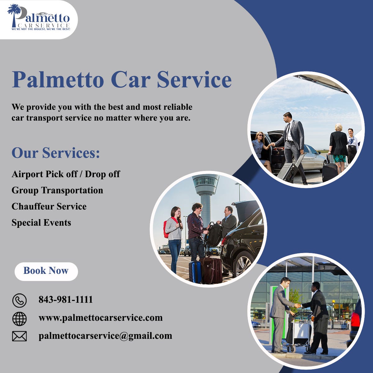 Palmetto Car Service — Group Transportation Hilton Head Airport