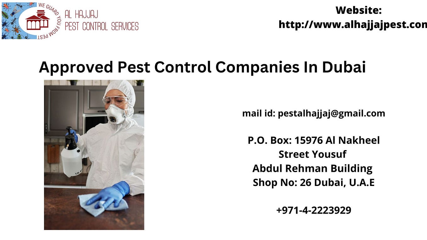 Hire the best Pests Control to remove pests quickly alhajjaj pest