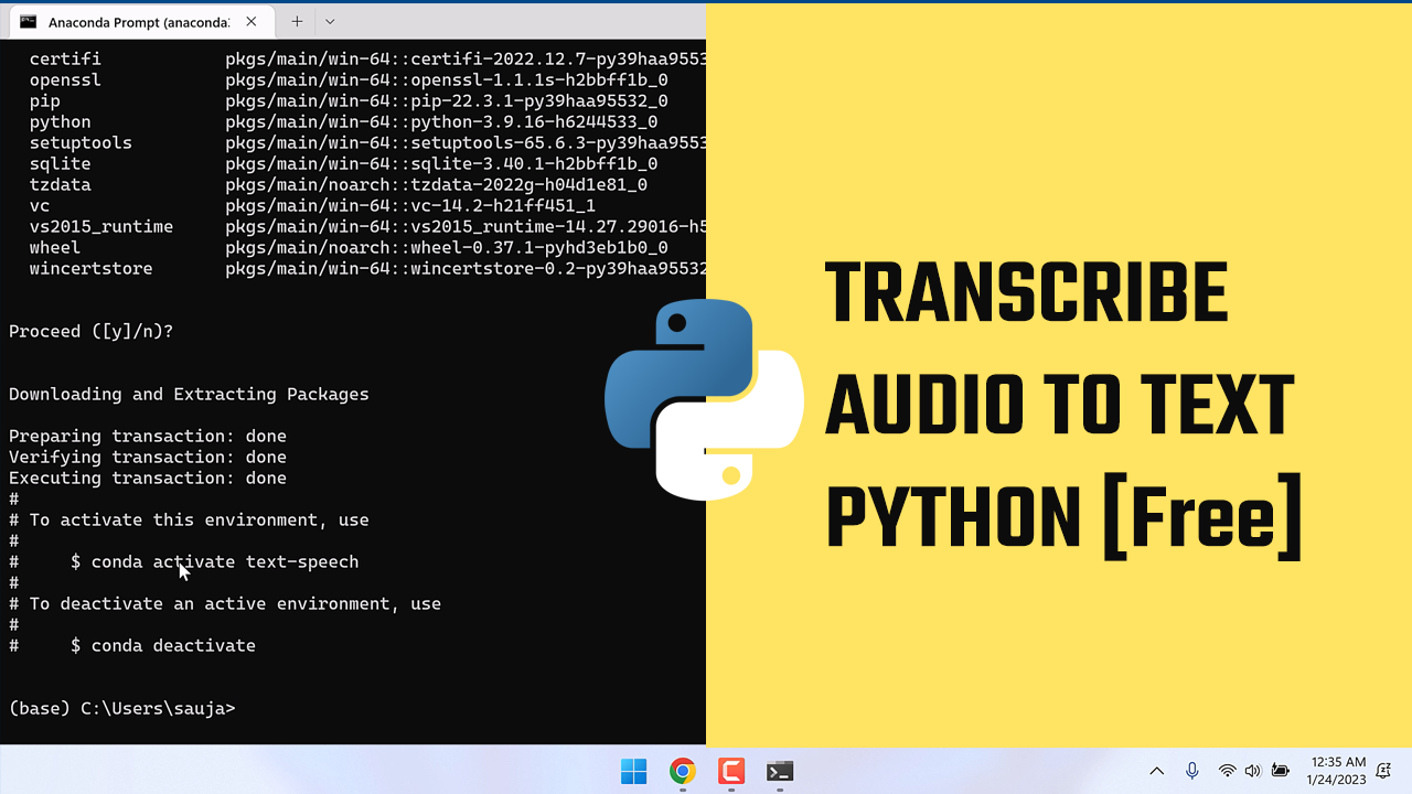 How to transcribe Audio to text using Python for Free? | by Hey, Let's  Learn Something | Geek Culture | Medium
