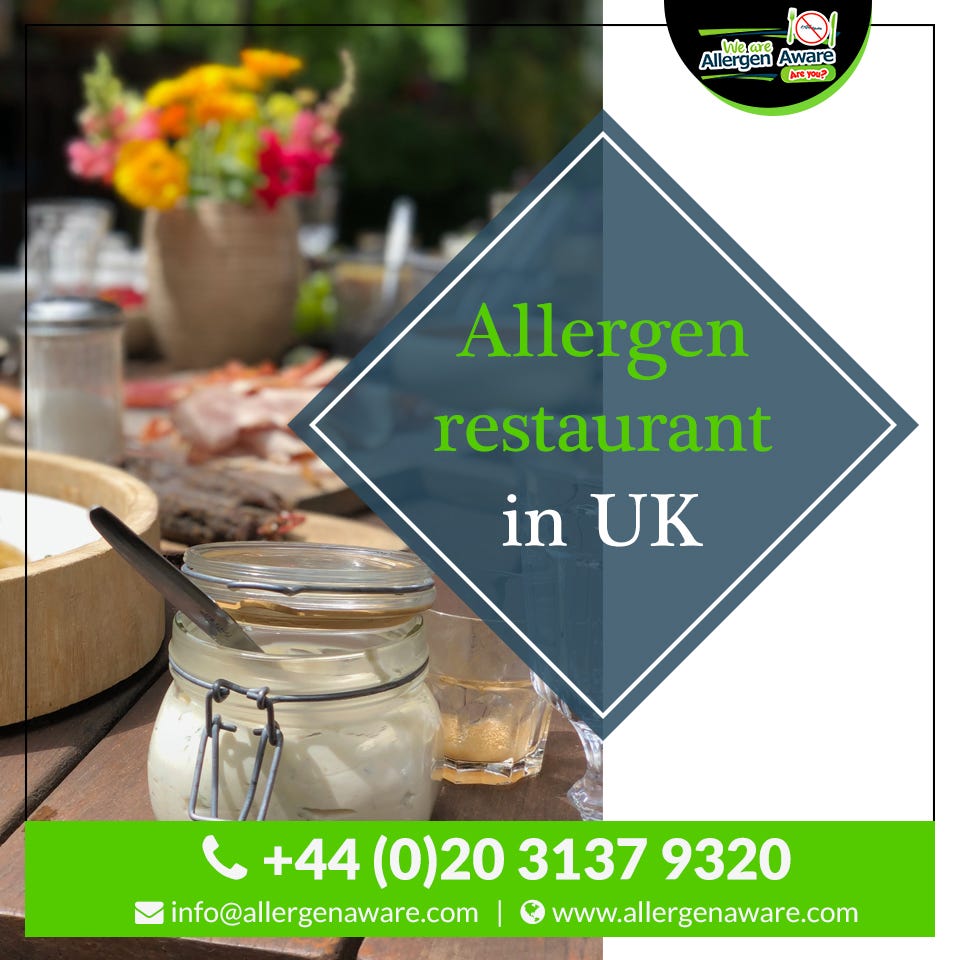 Find allergen restaurants UK. Allergen Aware is the correct place for… by allergenaware Medium