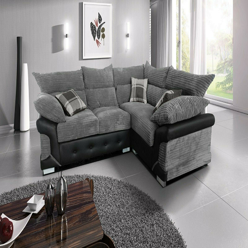 Discover the Beauty of Minimalism with a Large Grey Corner Sofa by