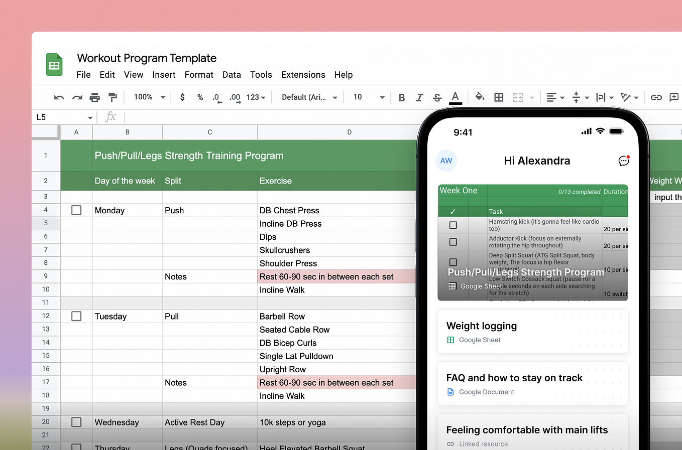 Free Client Habit Tracker Google Sheet Template To Use With Your By 