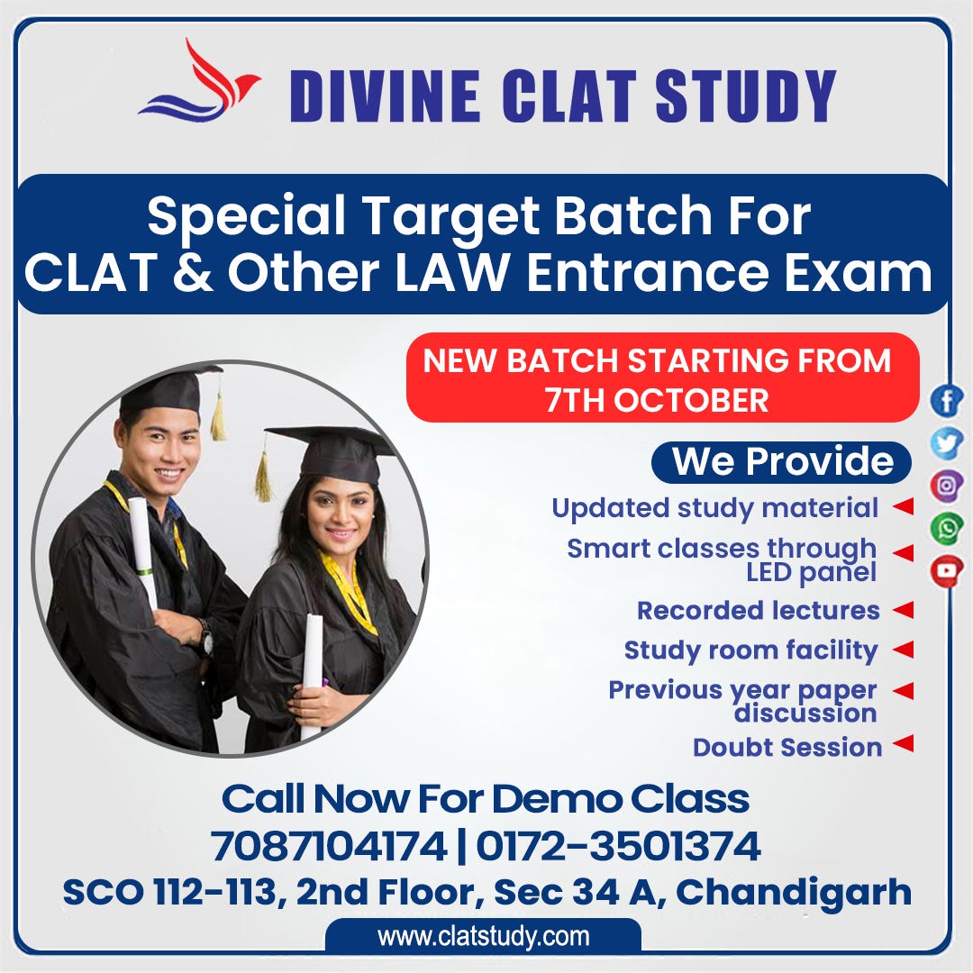Here are some tips to help you crack the CLAT/Law entrance exam by