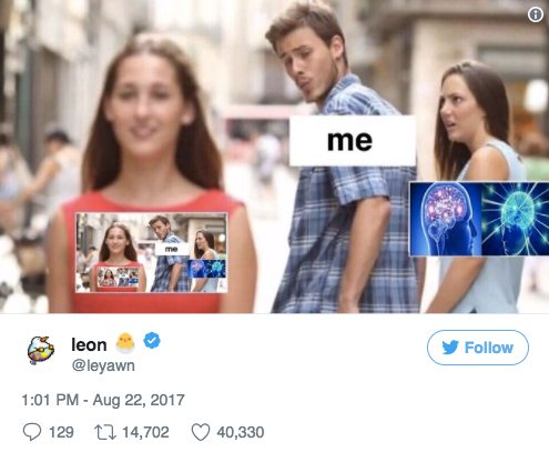 The Many Faces of “Distracted Boyfriend”