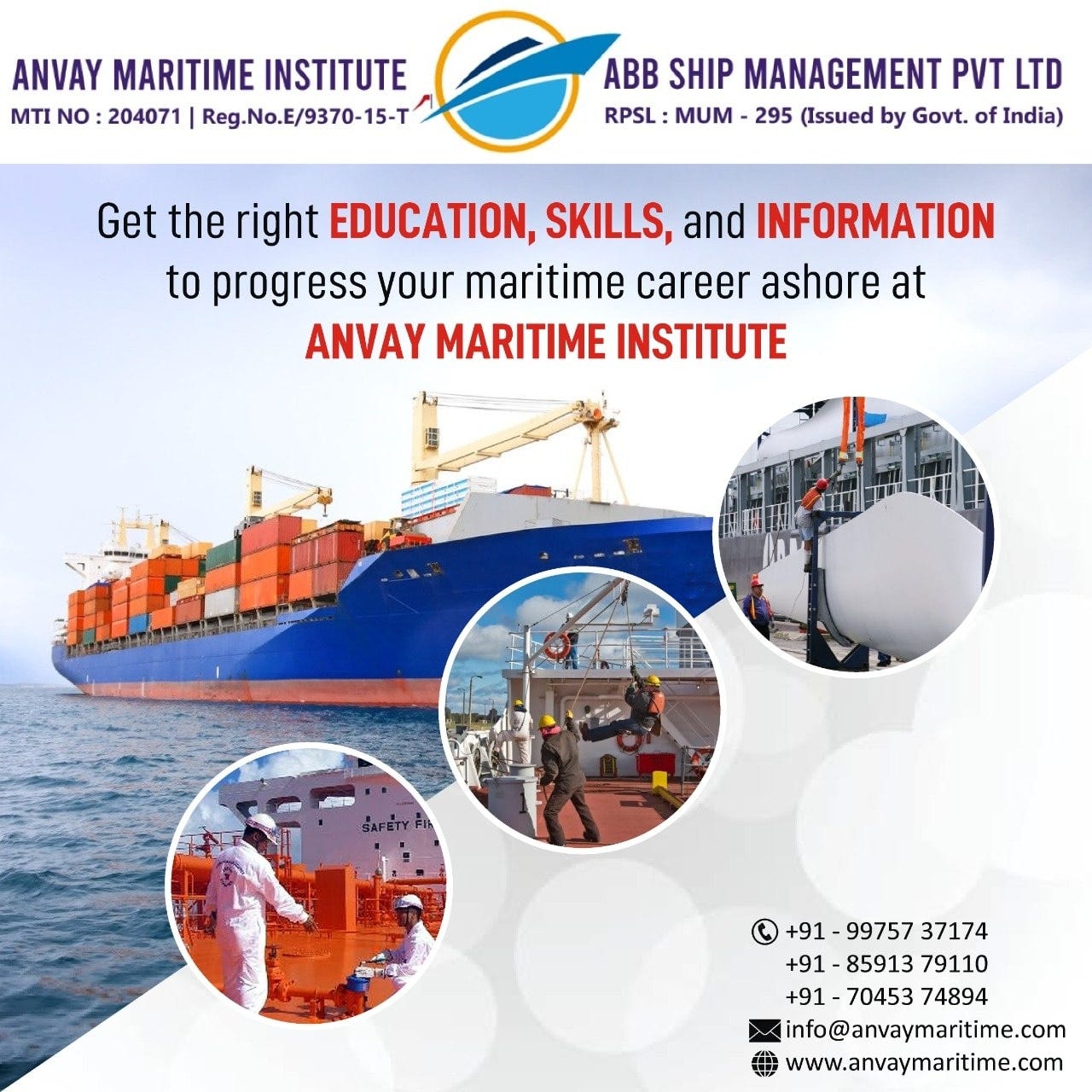 DG Approved Institute in Mumbai ANVAY Maritime Institute by