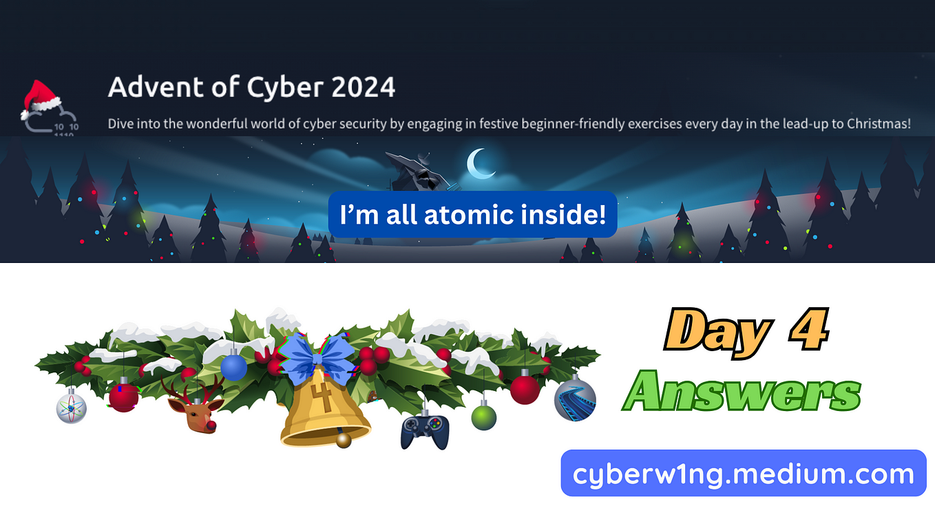 Advent of Cyber 2024 [ Day 5 ] Writeup with Answers TryHackMe