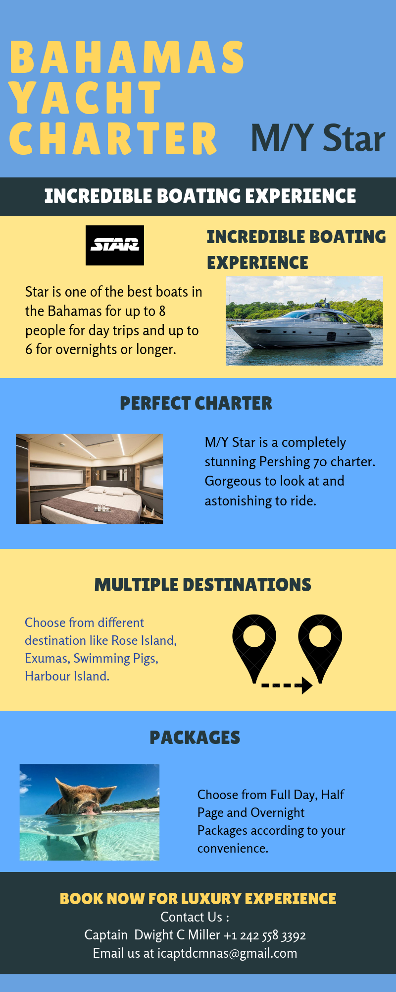 Bahamas Private Boat Charter. Here at M/Y Star, we offer a wide… by