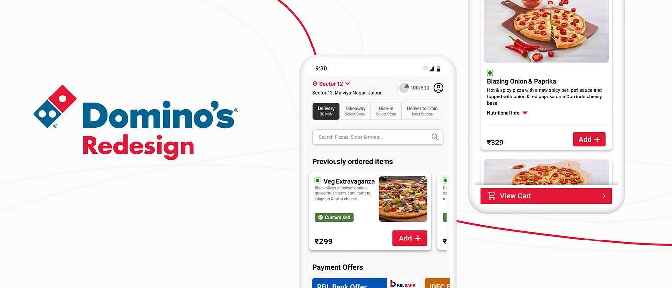 Case Study | Domino’s Pizza App Redesign