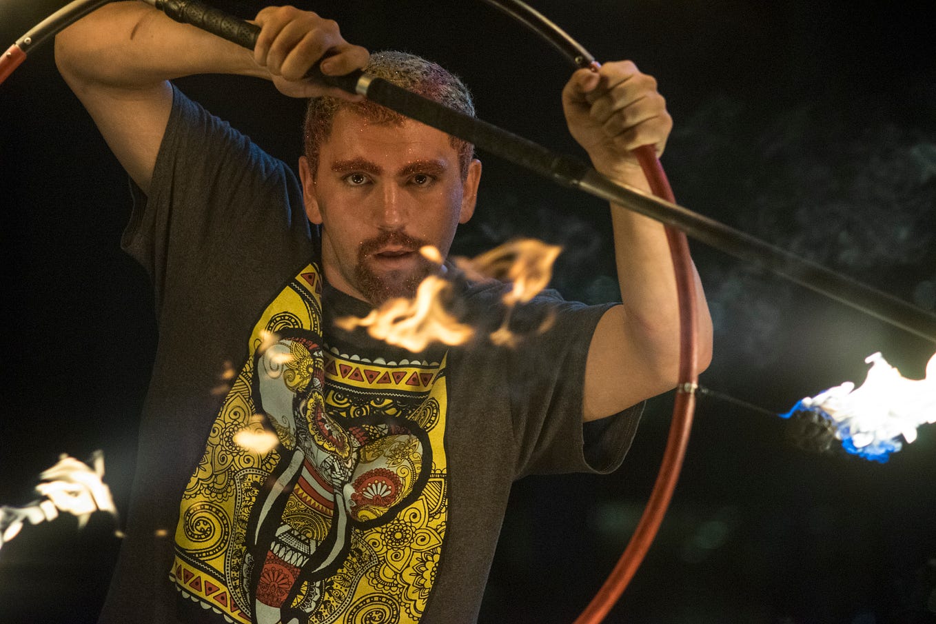 fire photography part II technique (nonflash portraiture) by