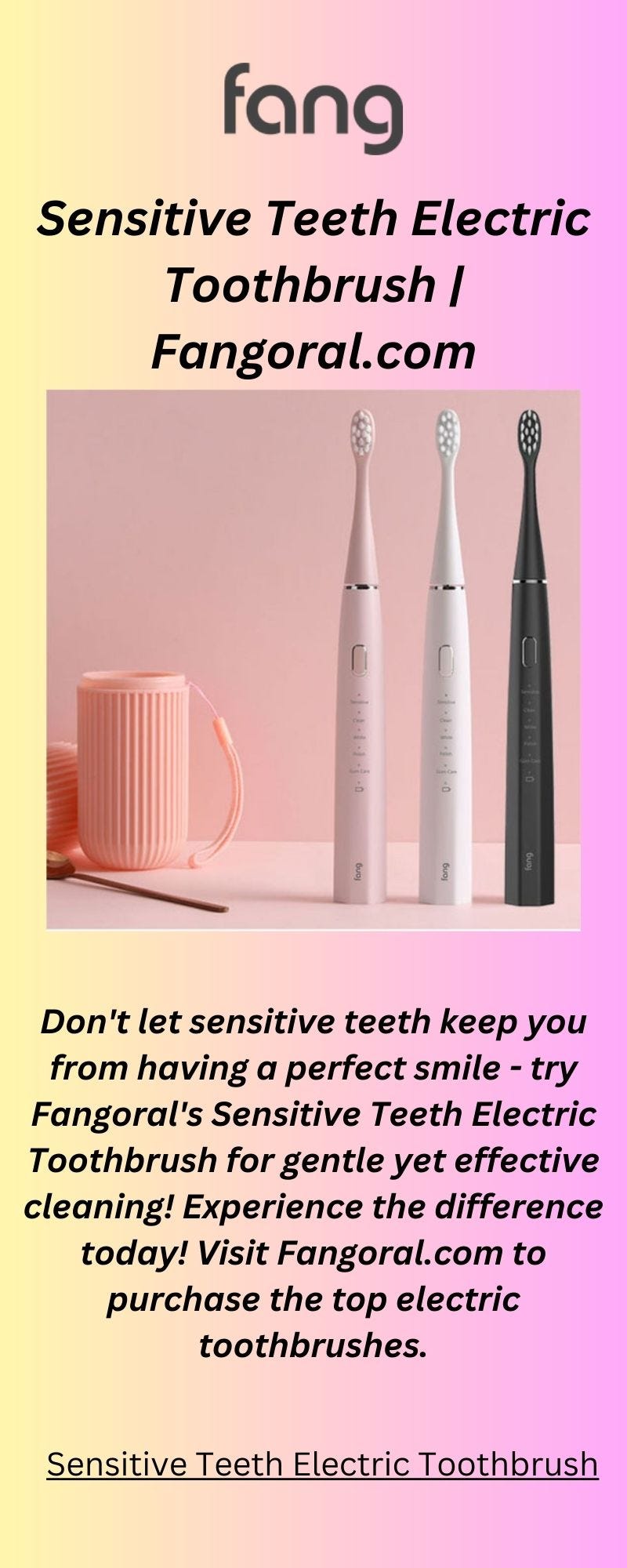 Buy Electric Toothbrushes India Fang Oral Medium