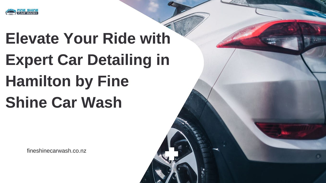 Hand Car Wash Services at Fine Shine Car Wash The Ultimate Care for