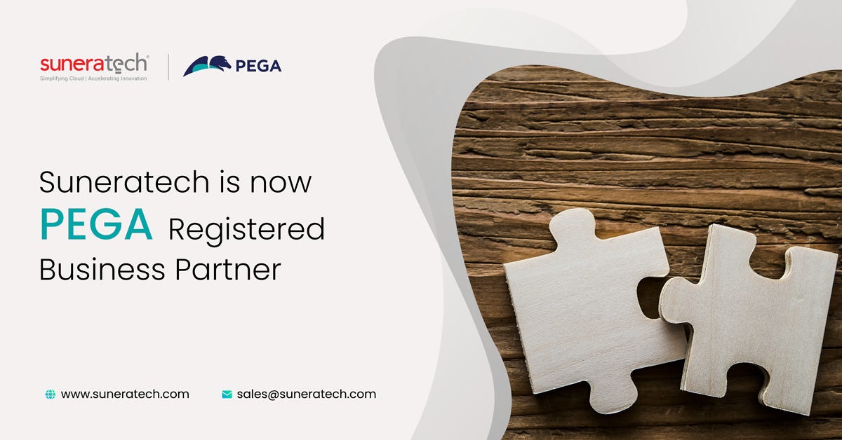 Suneratech is Now a PEGA Registered Business Partner
