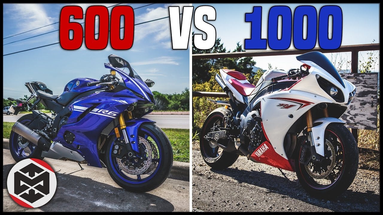 What the differences are About 600cc supersport bikes and 1000cc supersport  bikes. | by Anthony McQuinn | gisaoh | Medium