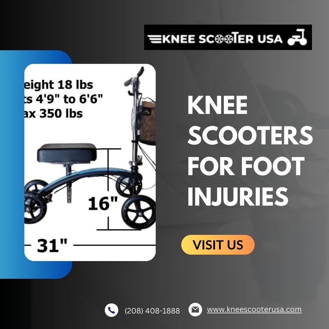 Embrace Comfort and Mobility Knee Scooter USA’s Medical Knee Walkers