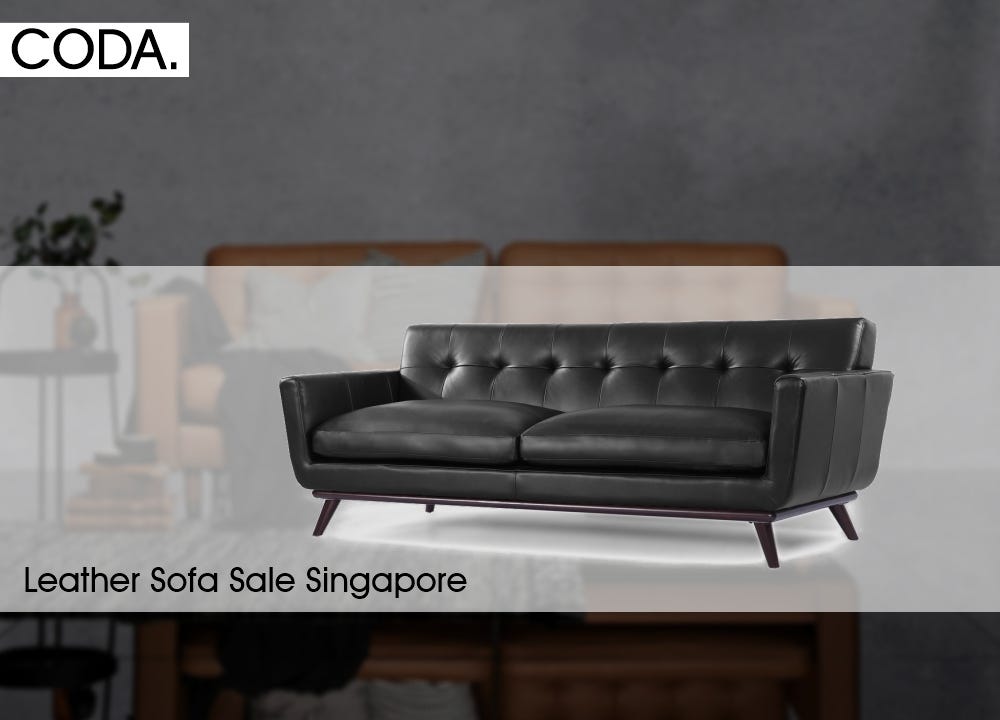 Leather recliner sofa sets in Singapore Coda Furniture Studio by CODA Furniture Studio May