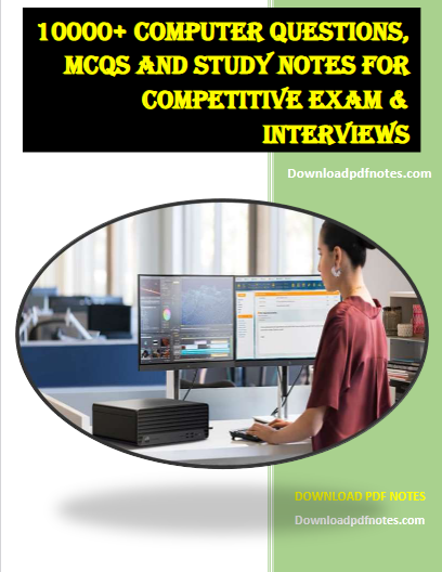 10000+ Computer Questions, MCQs And Study Notes For Competitive Exam ...