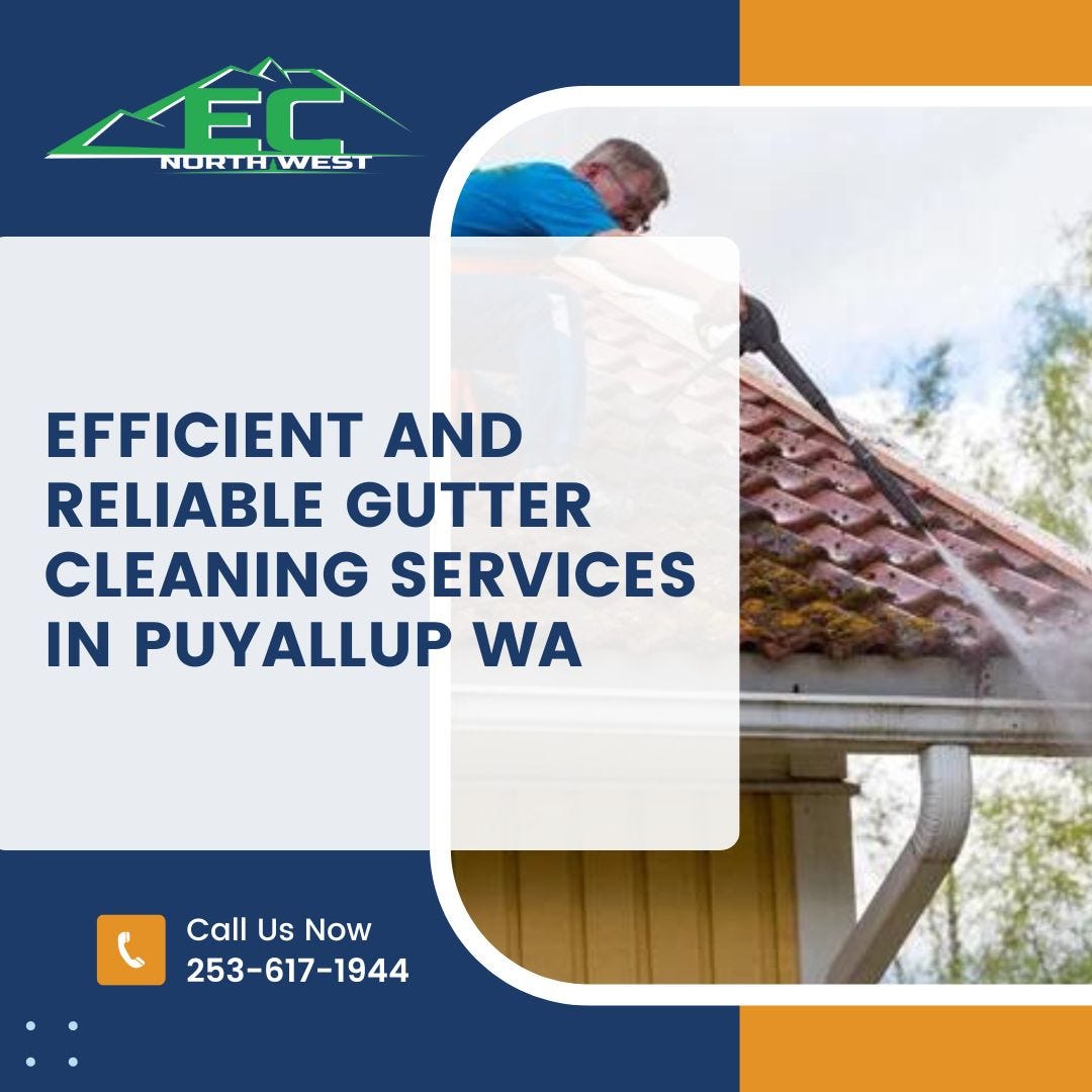 Expert Gutter Cleaning Services in Puyallup, WA Eco Clean Northwest