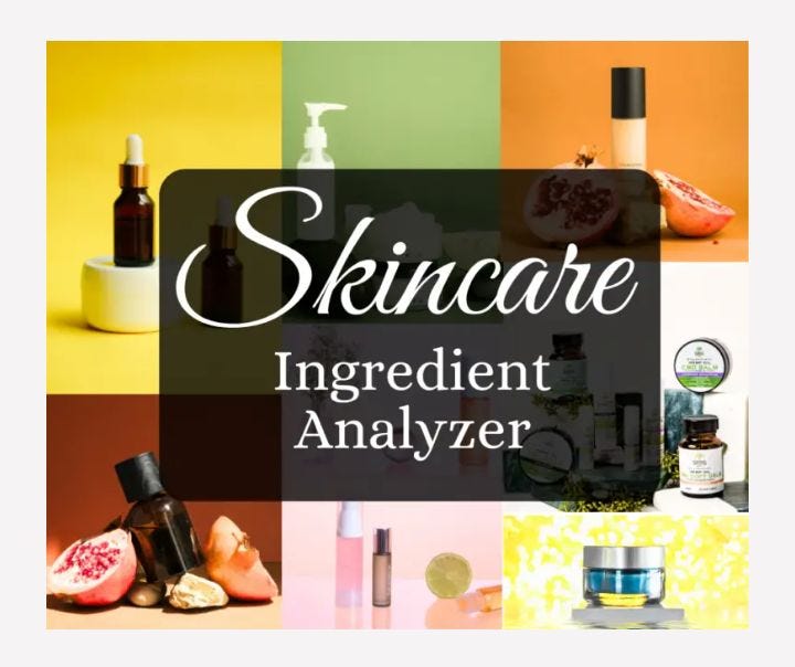 Skincare Ingredients Analyzer beautyparamount Medium