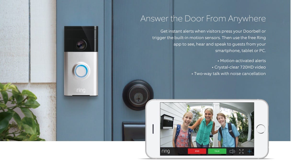 Safety First. Ring doorbell is one of the many new… | by Rafael Walker |  Medium
