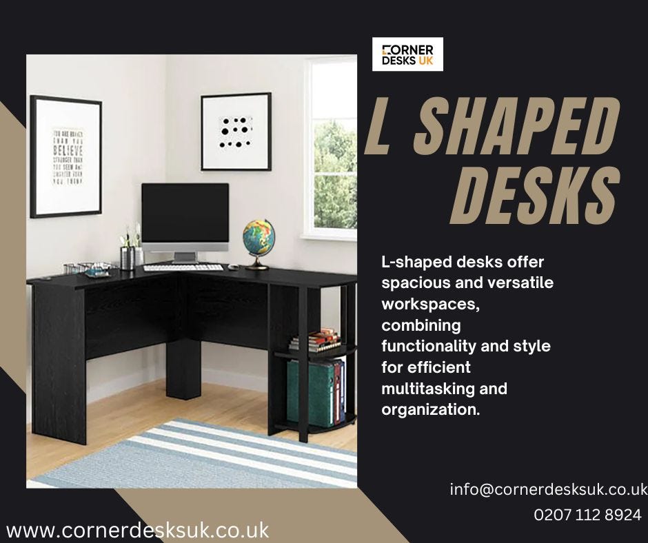 L Shaped Computer Desks Corner Desks for Gaming Medium