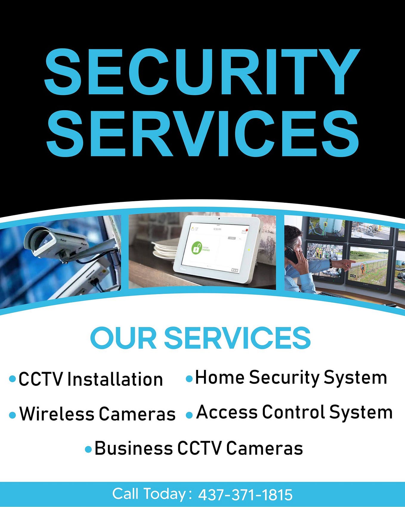 Security Alarm System in Brampton Home Security SS Solutions by
