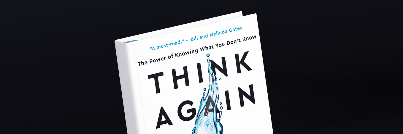 Think Again book by Adam Grant