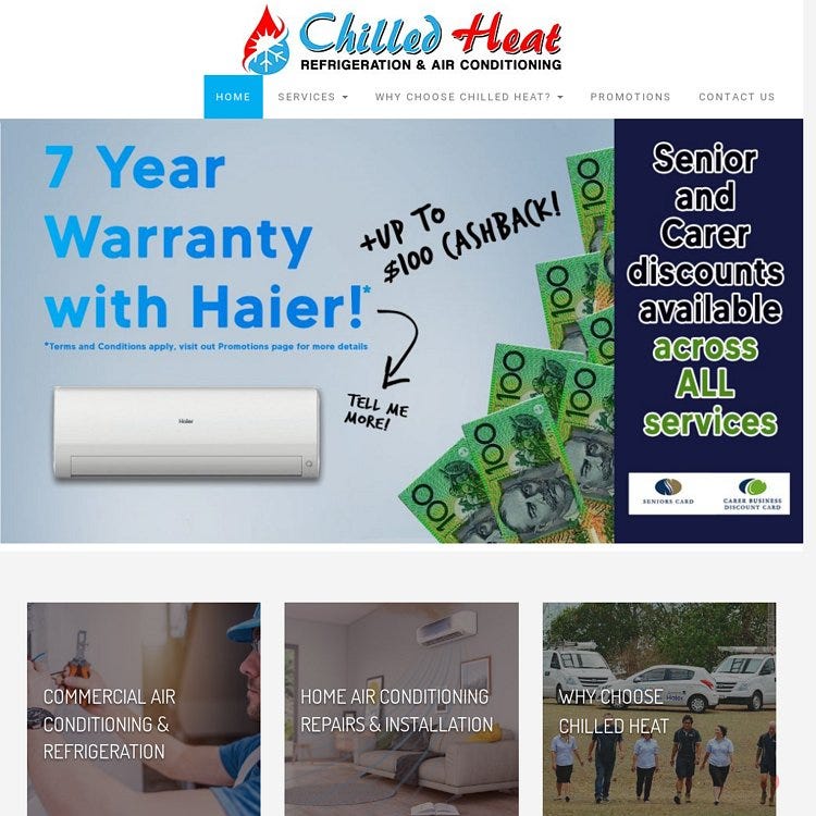 Air Conditioning Hervey Bay Chilled Heat Refrigeration & Air