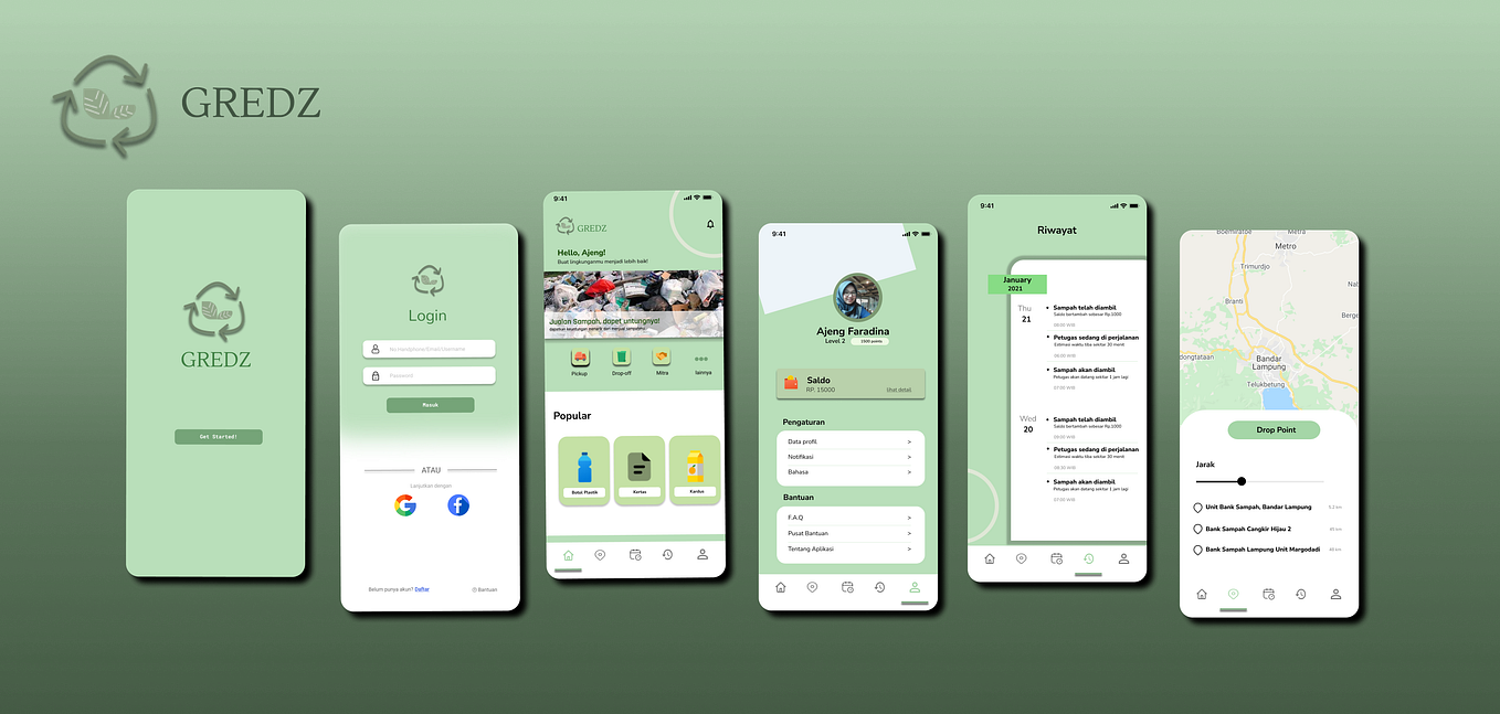 UI/UX-CASE STUDY: SA.PI App (Aplikasi Pemilahan Sampah) | by Mayun ...