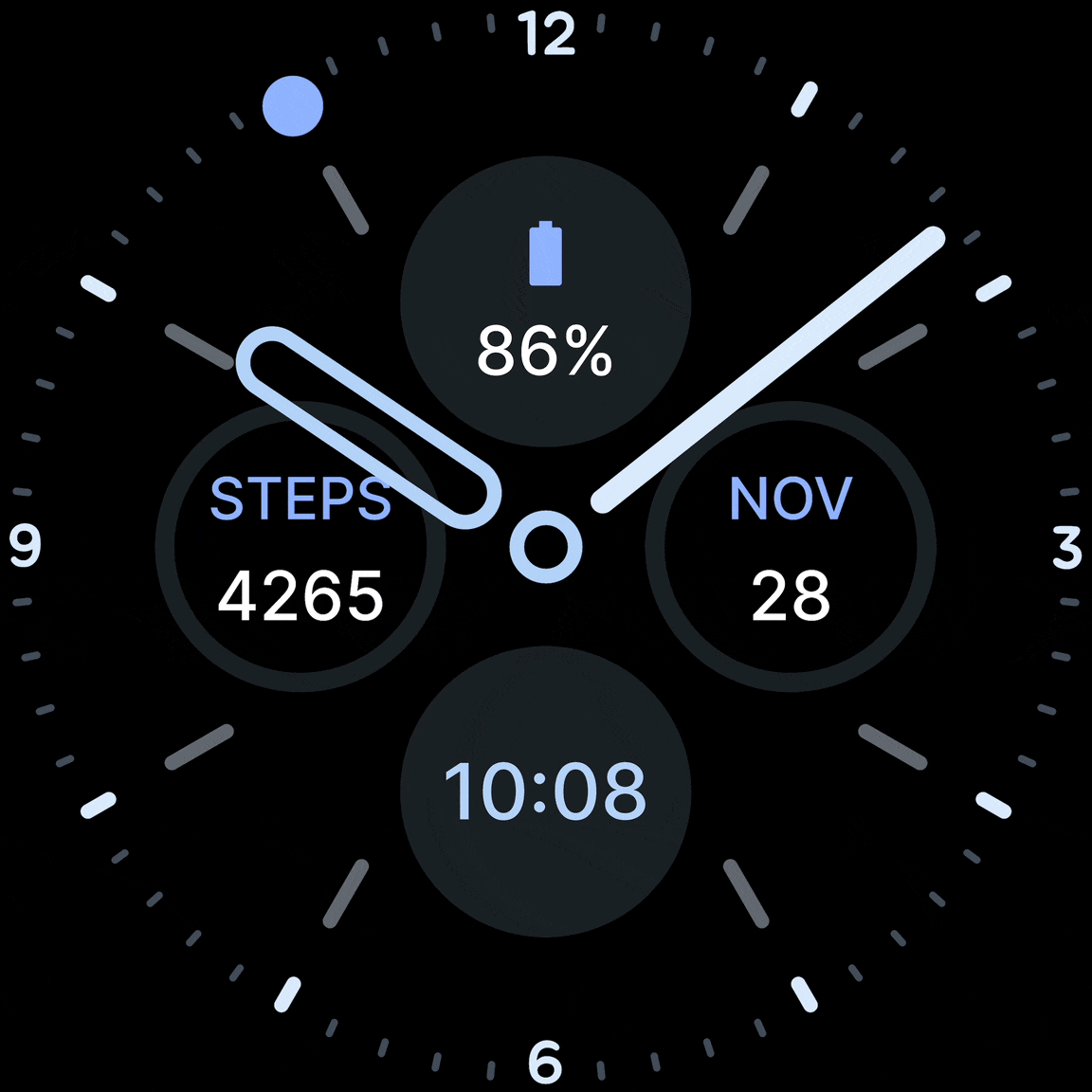 Timeline Wear OS Watch Face Medium