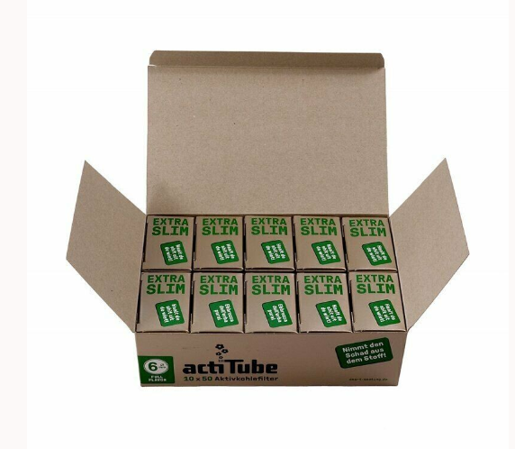 Actitube Filtertips (Slim) Actieve Koolstoffilters